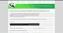 Desktop Screenshot of massage-therapeutique-acupression.com